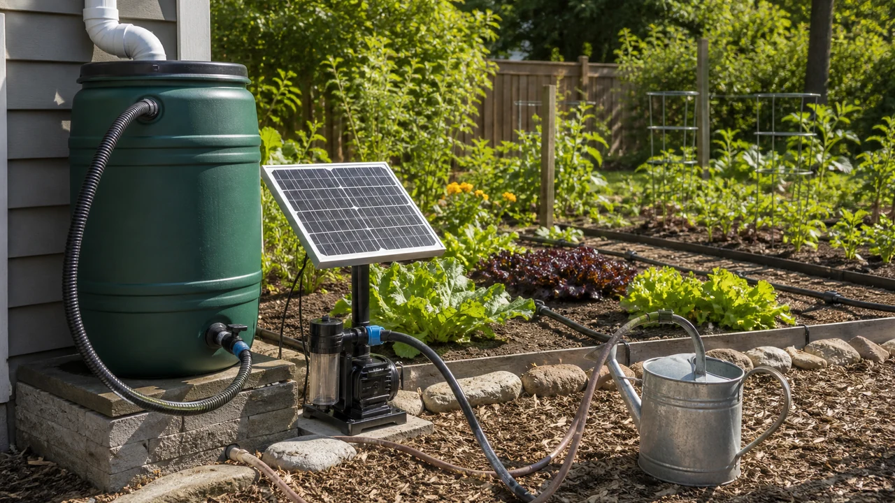 Best Solar Pump for a Rain Barrel: 7 Solar Irrigation Options Compared