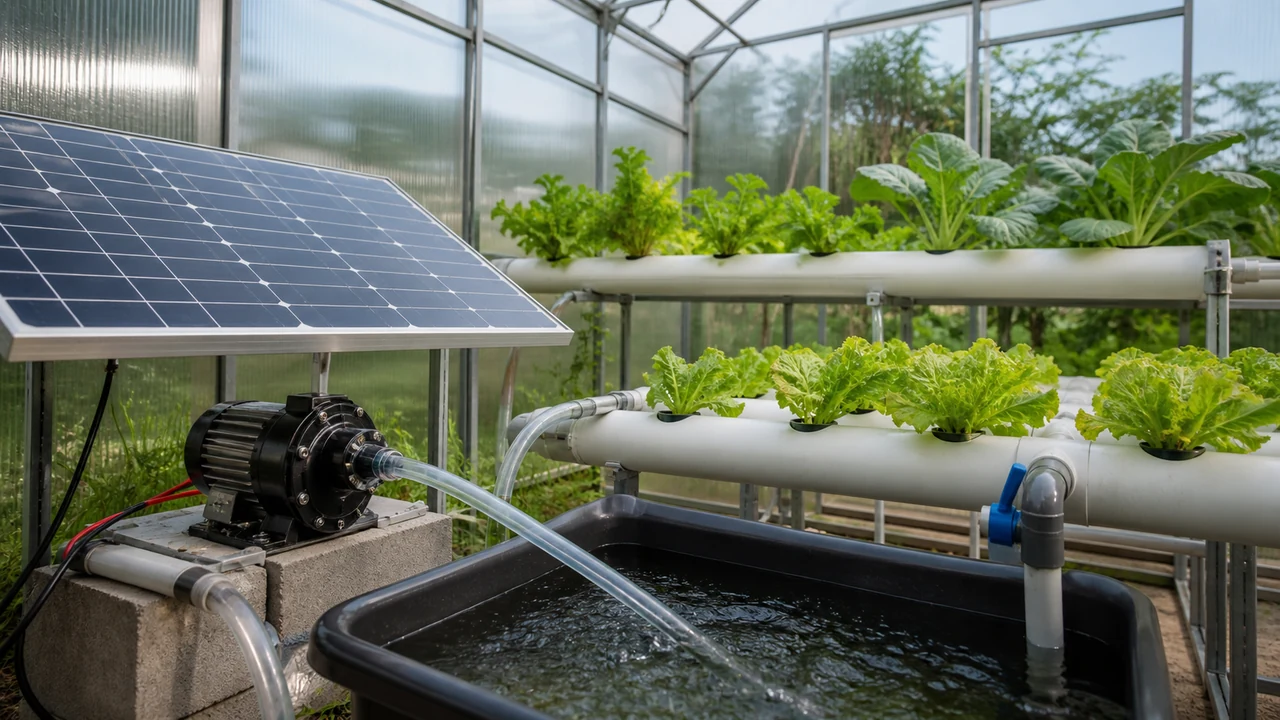 Best Solar Water Pump for Hydroponics: 8 Solar and Backup Options Compared