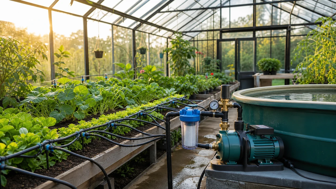 Best Water Pump for a Greenhouse: 8 Irrigation and Reservoir Options Compared