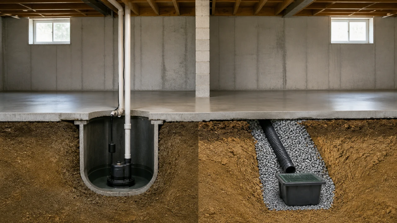 Sump Pump vs French Drain: A Practical Guide for Homeowners